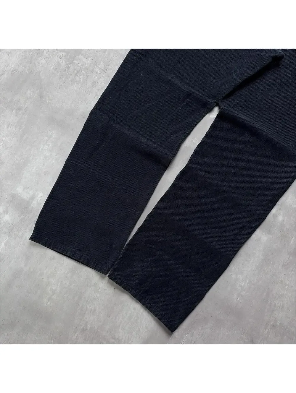 Y2K Black Levi’s 502 Grunge Corduroy Straight Skater Pants